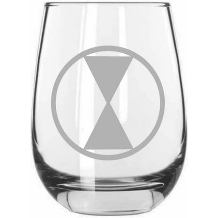 

7th Infantry Division Military Etched 15.25oz Libbey Stemless Wine Glass