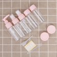 thumbnail image 1 of Cosmetic travel bottle, set of 10, transparent travel bottles, airplane travel set, for cosmetics, shampoo, shower gel, face cream, 1 of 5