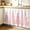 White Light Pink Cherry Pink, variant on Yellow Sunflower Small Sink Skirt 10"Wx11"L,Dustproof Under Sink Curtain with Self Adhesive Tape,Summer Bee Floral Black White Plaid Cabinet Curtain Cover for Bathroom Vanity,Kitchen Storage Shelf,RV