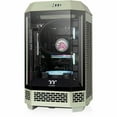 thumbnail image 2 of Thermaltake Tower 250 Matcha Green Mini-ITX Mini Tower 2x120mm CT Fans Included, 360mm Radiator Support 360mm GPU Clearance Dual Chamber CA-1Z9-00SEWN-00, 2 of 18