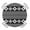 Black, variant on Black Lozenge Round Table Cover, Coastal Geometric Striped Folk Farm Graphite Waterproof Fitted Tablecloths for 45"-54" Tables, Washable Picnic Table Cover for Camping Dining Indoor Outdoor