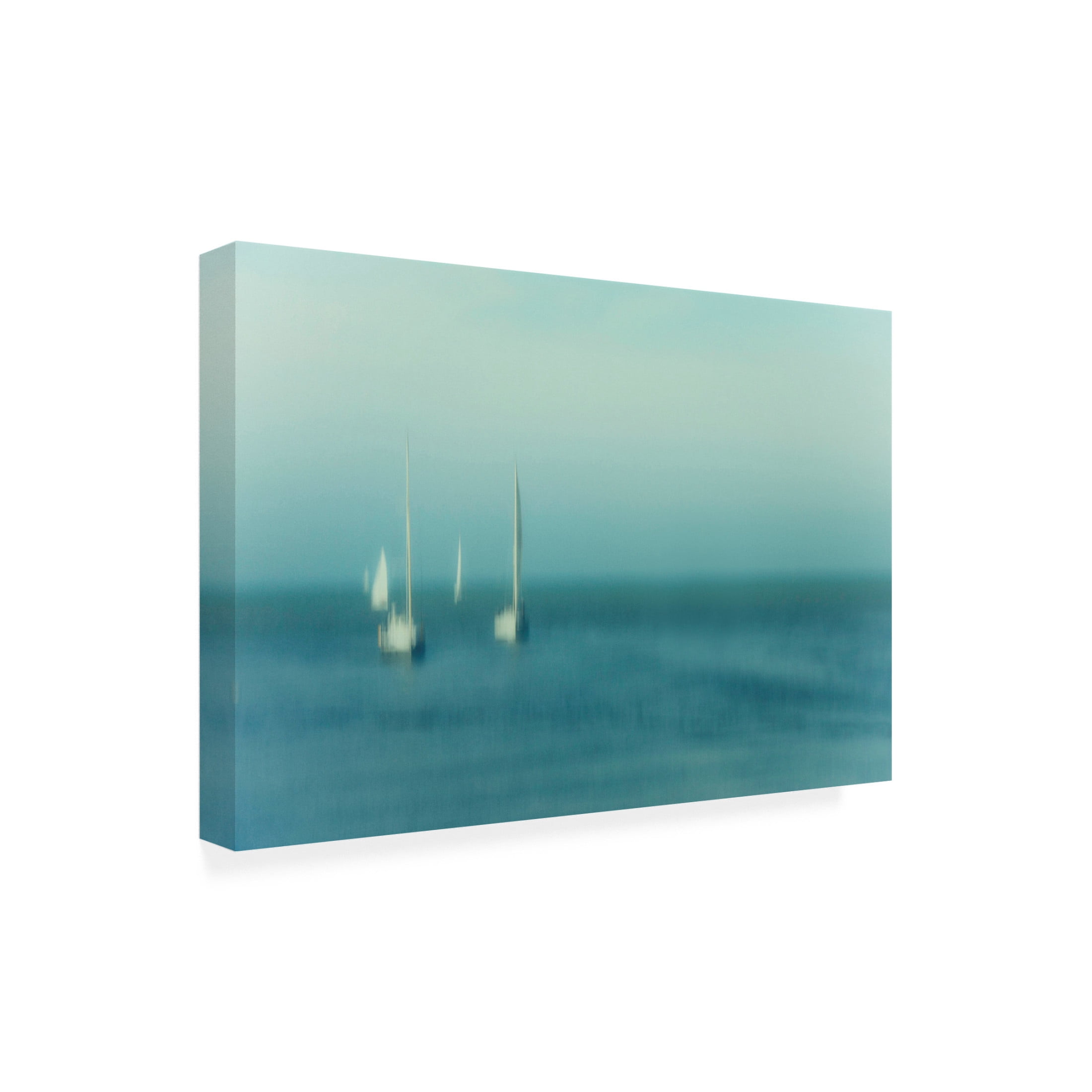 Canvas Wall Art - Jef Flour 'The Calm' Wall Art for Living Room, Bedroom, or Office D?cor by Trademark Fine Art - 24 x 16 Inches
