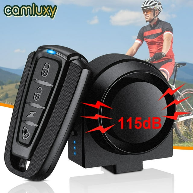 Alarma Inalámbrica Antirrobo Para Bicicleta/Moto - Sensor De Vibración, Control Remoto, Impermeable Y Carga USB, Disuasivo De Robo