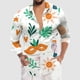 thumbnail image 4 of Playeras Básicas Algodon Para Hombre, Conjunto De Dos Piezas De Camiseta Y Pantalones Cortos De Manga Corta Con Estampado Completo Y Pantalón Corto., 4 of 5