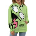 thumbnail image 5 of Invader Zim Mens Womens Novelty Hoodie 3D Print Pullover Hooded Long Sleeve Sweatshirts Tops Blouse with Pocket, 5 of 8