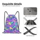 thumbnail image 4 of Fotbe Disco Roller Skates Bolsa Mochila con Cordón Estampada, Bolsa de Gimnasio Deportiva, Bolsa Cinch, Bolsa con Cordón para Hombres y Mujeres-Medium, 4 of 6