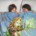 thumbnail image 2 of Manta de franela ultra suave y ligera de la leyenda de Zelda para todas las estaciones, para adultos, niños, cama, sofá, sala de estar, 40 x 30 pulgadas, 2 of 8