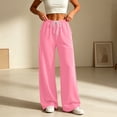 thumbnail image 6 of Purcolt Womens Athletic Pants Casual Drawstring Elastic Waist Wide Leg Sweatpants Comfort Loose Fit Trousers with Pockets for Running Workout Gym, 6 of 9