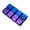 2PC Purpel, variant on 3D Printed Geometric Cube Ornament, Modern Desktop Decoration, Creative Rotating Art Sculpture For Home Office