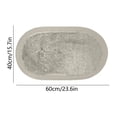 thumbnail image 3 of Linnome Braided Plush Area Rug Mixed Material Non Slip Soft Carpet with Tassels Low Pile Floor Mat for Living Room Bedroom Entryway Home Decor 15.7x23.6in, 3 of 6