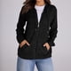 thumbnail image 5 of Suéteres para Mujer, Sudaderas de Punto de Larga con Cremallera, Sudaderas Acanaladas, Sudaderas Casuales Holgadas con Bolsillo. Negro XL, 5 of 9