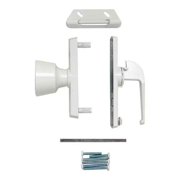 HAMPTON PRODUCTS-WRIGHT Universal White Tulip Knob Latch V670WH