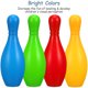 thumbnail image 3 of Set Bowling Toy Funny Mini Bowling Game Educational Toy for Kid Baby Child (Bottles Of 11 Cm High), 3 of 6