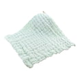 thumbnail image 3 of Almencla 2xPure Cotton Infant Face Hand Bath Saliva Towel Baby Bibs Handkerchief green, 3 of 8