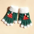 thumbnail image 5 of Hellosay Womens Gloves for Cold Weather Thermal Warm Christmas Gifts Green, 5 of 7