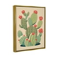thumbnail image 3 of Stupell Industries Prickly Pear Cactus Botanicals Botanical & Floral Painting Gold Floater Framed Art Print Wall Art, 3 of 6