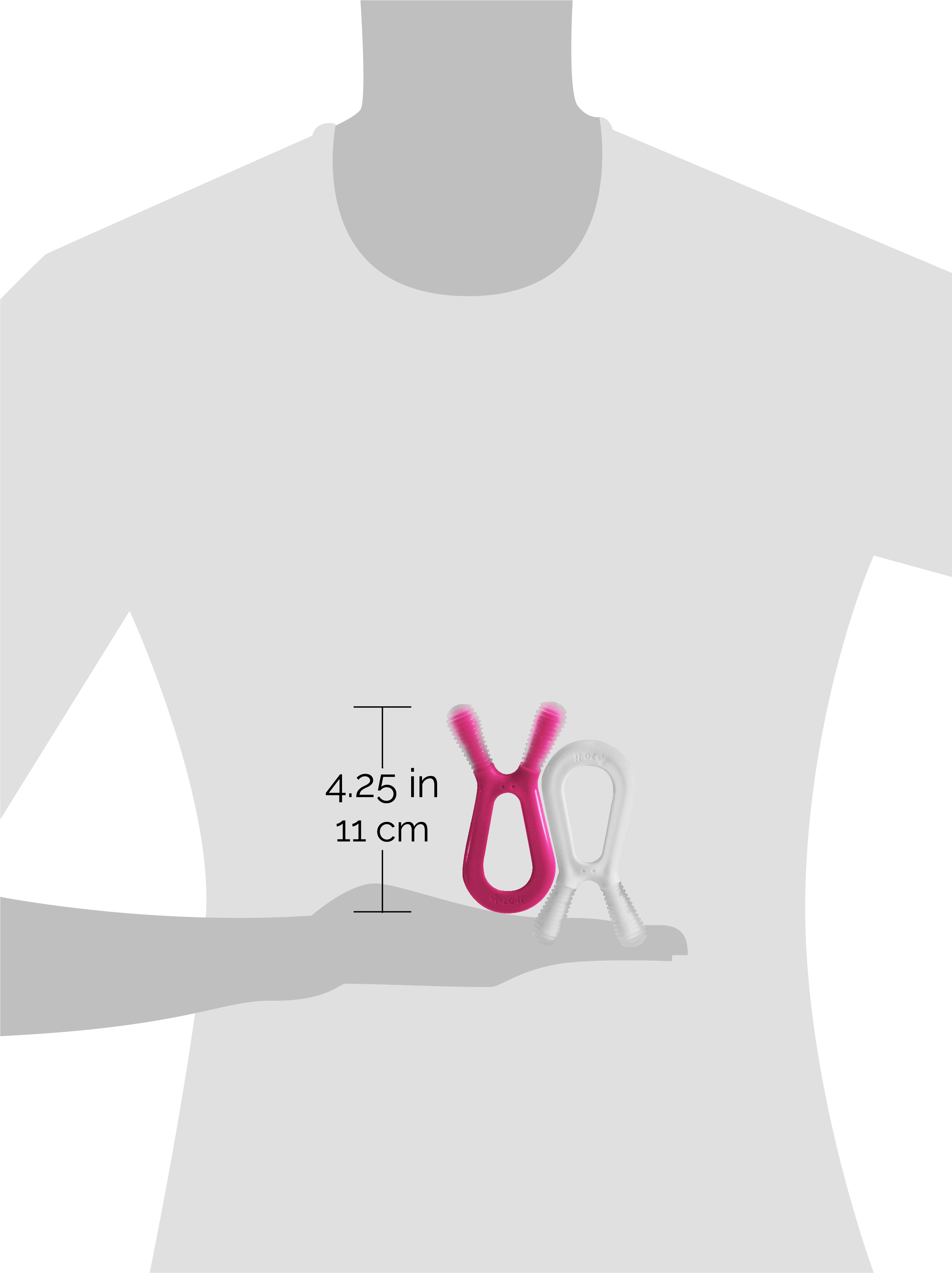 zoli bunny dual nub teether