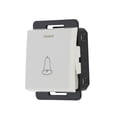 thumbnail image 2 of Interruptor Pulsador Leviton 1/2" Blanco Policarbonato, 2 of 3