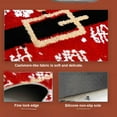 thumbnail image 5 of Santa Claus Christmas Rug Large Christmas Round Area Rug Washable Christmas Rug Runner Non Slip Rug Carpet For Xmas Holiday Entryway Living Room Bedroom Indoor Decoration, 5 of 6