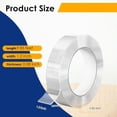 thumbnail image 6 of Minorsun Double Sided Tape 3 pack, Heavy Duty Nano Tape Clear 1.2 in x 9.85ft, Strong Adhesive Mounting Tape for Walls & Home Decor, 6 of 7