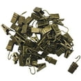 thumbnail image 4 of Hyamass Lot de 50 Pinces et Crochets en Acier Inoxydable pour Rideaux - Cintres en Métal Résistants à la Rouille pour Décoration Intérieure, Photos, Artisanat (Bronze), 4 of 6