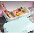 thumbnail image 4 of Children's Lunch Box Children's Nursery Lunch Box Leak-Proof Lunch Boxes 6 Compartments Suitable for Children's Schools and Adult Offices Blue, 4 of 6