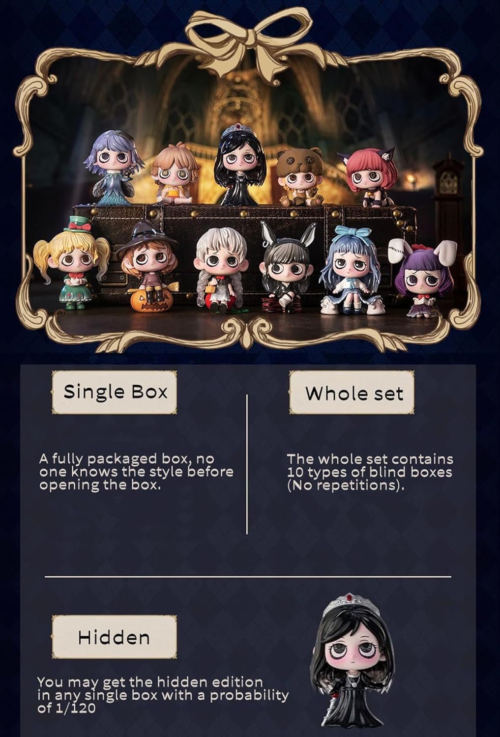 Kiki The Way of Self-betrayal  Blind Box Figures 10PCs Cute Collectible Toys Home Decorations, Holiday Birthday Gifts