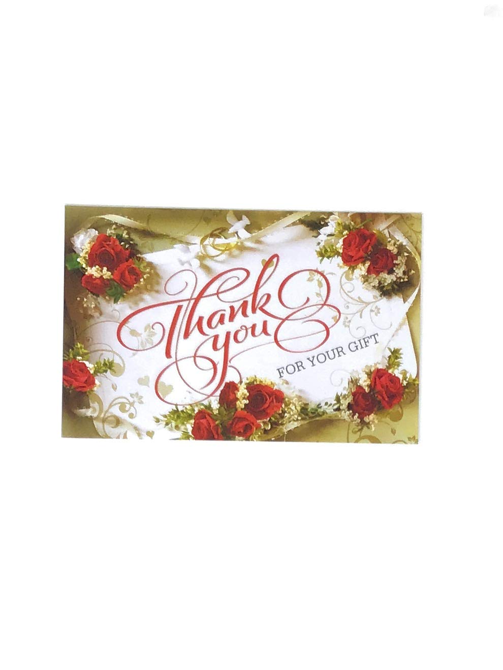 Thank You Card Set 40 Pieces, Gift Cards in Envelopes with 5 Designs in Vibrant Colors