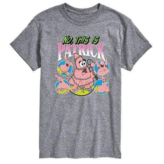 Spongebob Squarepants - No This Is Patrick - Men's Short Sleeve Graphic T-Shirt