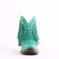 thumbnail image 4 of Junk Gypsy by Lane Spitfire Turquoise Fringe Bootie JG0007D, 4 of 4