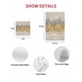 thumbnail image 7 of Yellow Grey Abstract Kitchen Dish Towels for Drying Dishes Set of 4, Gradient Geometric Graffiti Retro Wooden Waffle Weave Microfiber Hand Tea Bathroom Towels Quick Dry & Absorbent Towel 15.7x23.6, 7 of 7