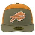 thumbnail image 2 of Men's New Era Olive/Brown Buffalo Bills Two-Tone Color Pack Split Panel 59FIFTY Fitted Hat, 2 of 5