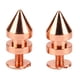 thumbnail image 2 of Puntas De Remache De Metal Tornillo Hacia Atrás, 100 Juegos Perno De Punta De Cono De Oro Rosa De Alta Dureza Para Zapatos Ccdes Otros, 2 of 8
