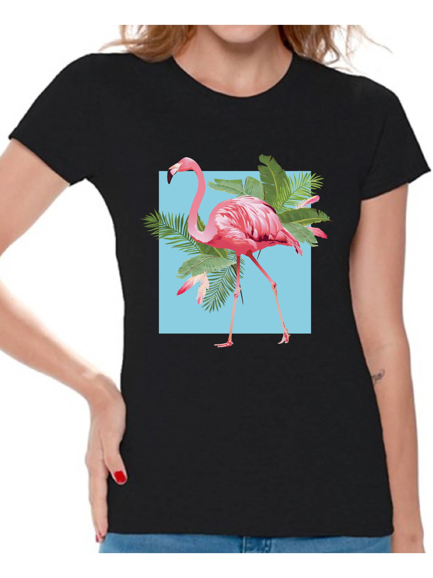 Cute Summer shirt tee oversized shirt popular right now Summer Time Flamingo t-shirt Summer shirts for Women Vacation Mode shirt