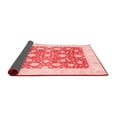 thumbnail image 2 of Ahgly Company Indoor Round Abstract Red Modern Area Rugs, 6' Round, 2 of 4