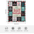 thumbnail image 5 of Christmas Granddaughter Gifts from Grandma - Xmas Gifts for Granddaughter - Granddaughter Gifts from Grandpa, Grandparents - Birthday Gift for Grand Daughter from Grandma Blanket 60" X 50", 5 of 6
