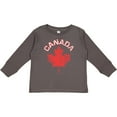 thumbnail image 3 of Inktastic Canada Maple Leaf Boys or Girls Long Sleeve Toddler T-Shirt, 3 of 5