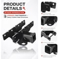 thumbnail image 3 of 𝟮𝟬𝟮𝟱 𝙉𝙀𝙒 Tow Hitch Trailer Kit for 2018-2024 Jeep Wrangler JL JLU (Include 20-24 Diesel Engine; 21-24 4xe) - 2 Inch Rear Bumper Tow Trailer Hitch Receiver Kit (2 Door & 4 Doors) by, 3 of 6