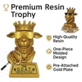 thumbnail image 3 of Trophy Bambluby Goat 7 G.O.A.T. Resin Award para Fantasy Football, 3 of 6