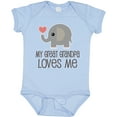 thumbnail image 3 of Inktastic Great Grandpa Loves Me Boys or Girls Baby Bodysuit, 3 of 5