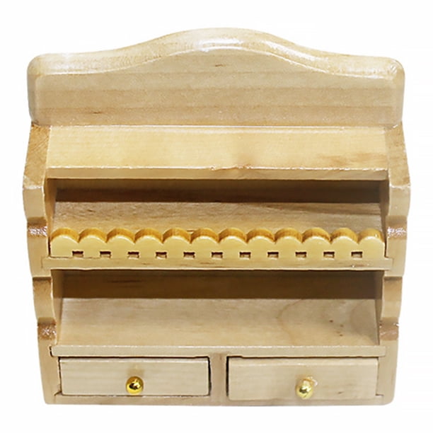 KAKOWELY Miniatura de muebles para casa de muñecas, estantería, armario, muebles para casa de muñecas en miniatura