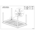 thumbnail image 2 of Vifah Malibu Outdoor Balthazar Rectangular Table, 2 of 7