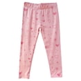 thumbnail image 3 of Infant Wes & Willy Pink Alabama Crimson Tide Heart Print Ruffle Long Sleeve T-Shirt and Pants Sleep Set, 3 of 3