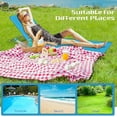 thumbnail image 6 of 2 Packs Folding Lounge Chairs, 5-Position Recline Lawn Chair with Pillow & Storage Pocket  for Sunbathing, Patio Chaise Lounge Lightweight Backpack Camping Chairs (Blue), 6 of 7