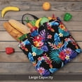 thumbnail image 6 of Kll Tropical Palm Leaves Pattern Aesthetic Tote Bag For Women Beach Bag Shopping Bags Shoulder Bag Reusable Grocery Bags, 6 of 8