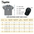 thumbnail image 2 of Toptie Children's Referee Shirt Set, Sports Football Shirt, Umpire Hat-XS, 2 of 5