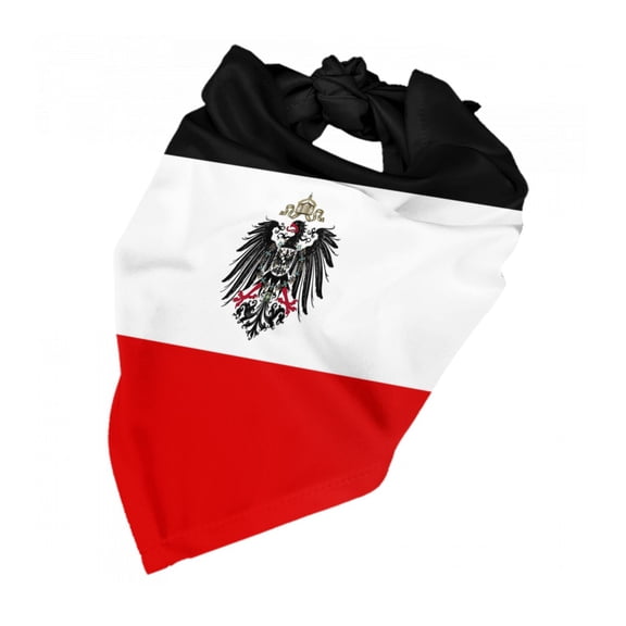 Flag Of The German Empire Puppy Bandana Printing Dog Bib Scarf For Small Medium Large Dogs Cats Pets