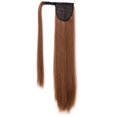 thumbnail image 2 of xiaxaixu Extensions de Cheveux Queue de Cheval Longue Naturelles Douces à Enrouler Droites à Clip pour Femmes, 2 of 8