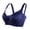 Dark Blue, variant on Women's Lace F nylon bra Women Full Cup Thin Underwear Plus Size Five Breasted Wireless Sports Bra Lace Bra Breast Cover Cup Large Size Vest Bras