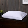thumbnail image 2 of Adjustable White Duck Down Pillow 280 Thread Count Cotton Shell Medium-Firm Neck Support (Single), 2 of 2